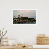 Nubble Light Sunset Poster (Keuken)