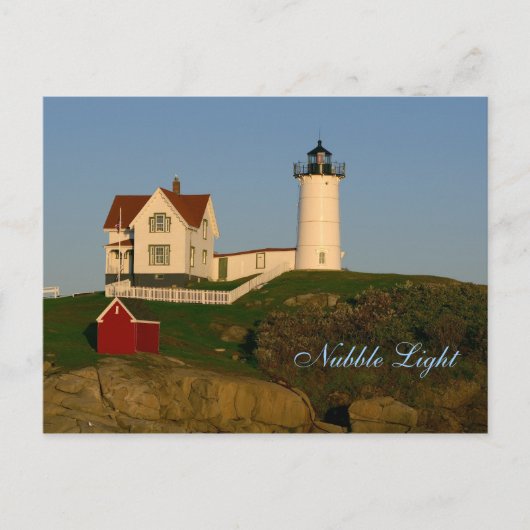 Nubble Light, York, Maine Briefkaart (Voorkant)