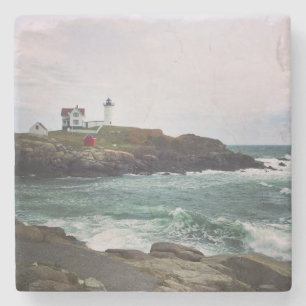 Nubble Light - York, Maine Stone Onderzetter