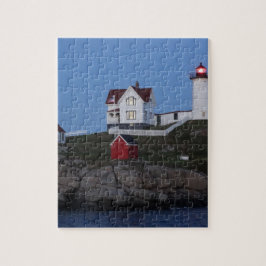 Nubble Lighthouse bij nacht Legpuzzel