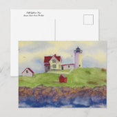 Nubble Lighthouse Briefkaart (Voorkant / Achterkant)