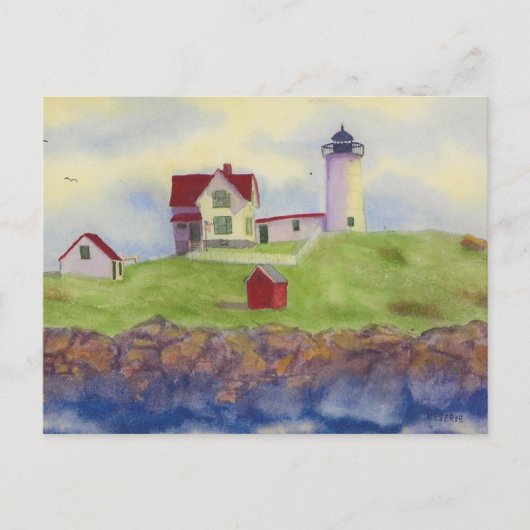 Nubble Lighthouse Briefkaart (Voorkant)