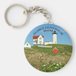 Nubble Lighthouse, Cape Neddick Maine Sleutelhanger