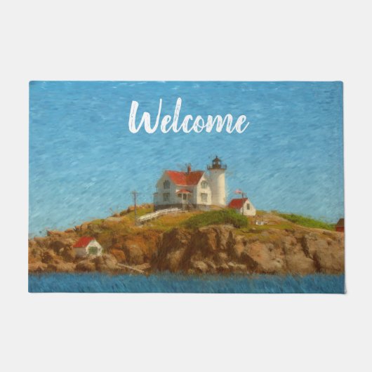 Nubble Lighthouse Deurmat (Voorkant)