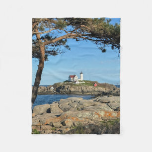Nubble Lighthouse Fleece Deken
