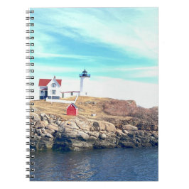 Nubble Lighthouse Foto Notitieboek