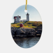 Nubble Lighthouse Keramisch Ornament (Voorkant)