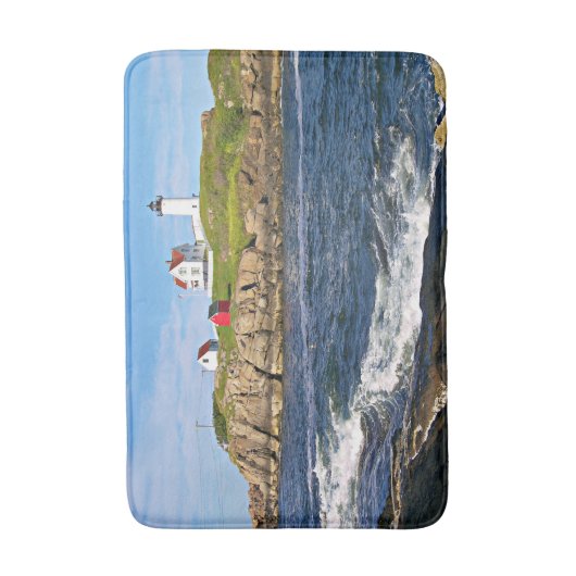Nubble Lighthouse Large Bath Mat (Voorkant Verticaal)