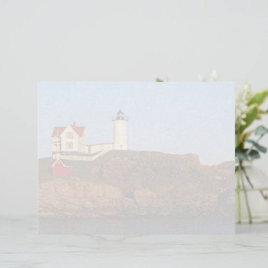 Nubble Lighthouse Letterhead (Staand voorkant)