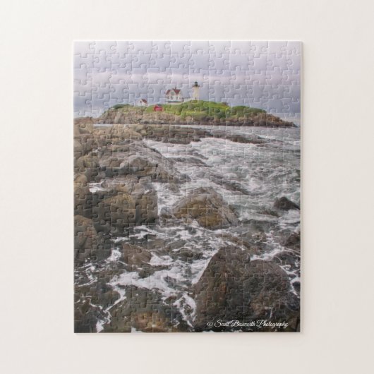 Nubble Lighthouse - Maine Jigzaag Puzzle Legpuzzel (Verticaal)