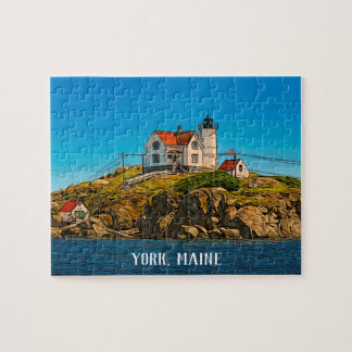 Nubble Lighthouse Maine Nautical Legpuzzel