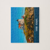 Nubble Lighthouse Maine Nautical  Legpuzzel (Verticaal)