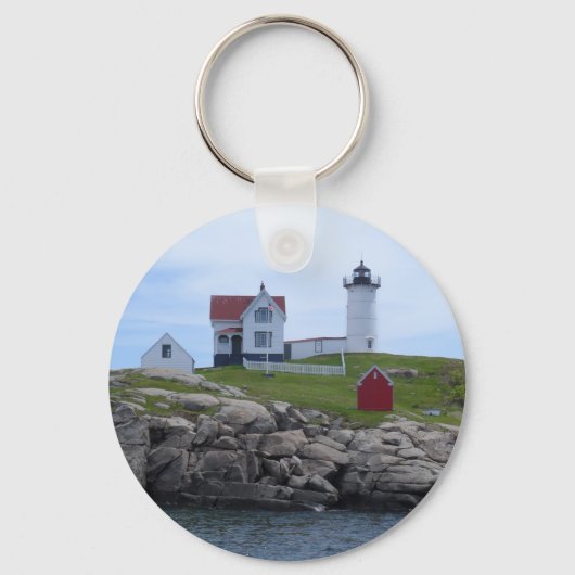 Nubble Lighthouse - Maine Sleutelhanger (Voorkant)