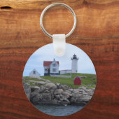 Nubble Lighthouse - Maine Sleutelhanger (Voorkant)