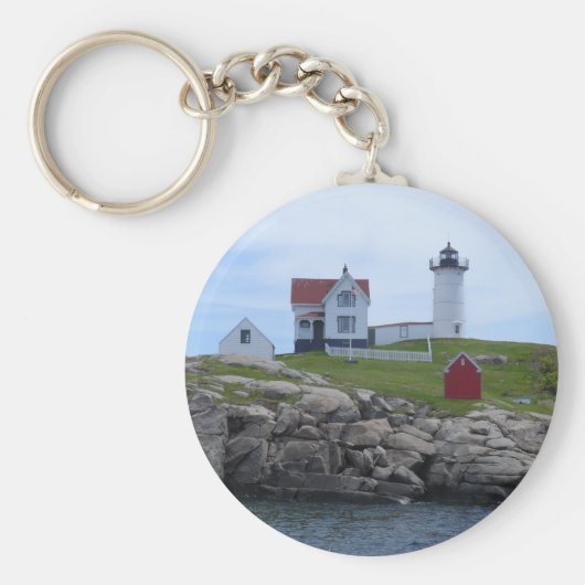 Nubble Lighthouse - Maine Sleutelhanger (Voorkant)