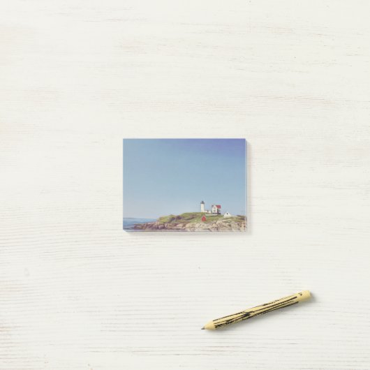 Nubble Lighthouse Post-it® Notes (Op bureau)