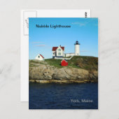 Nubble Lighthouse Postcard Briefkaart (Voorkant / Achterkant)