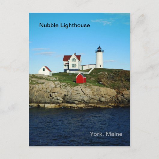 Nubble Lighthouse Postcard Briefkaart (Voorkant)