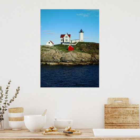 Nubble Lighthouse Poster (Keuken)