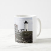 Nubble Lighthouse Sketch Koffiemok (Voorkant rechts)