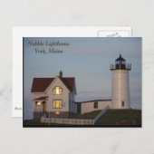 Nubble Lighthouse, York, Maine Briefkaart (Voorkant / Achterkant)
