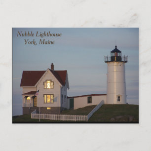 Nubble Lighthouse, York, Maine Briefkaart