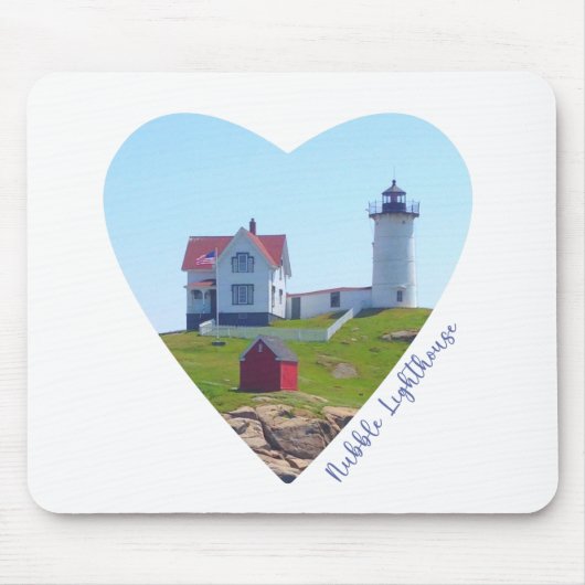 Nubble Lighthouse, York Maine Muismat (Voorkant)
