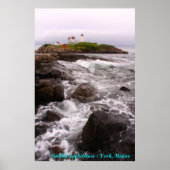 Nubble Lighthouse - York, Maine Poster (Voorkant)