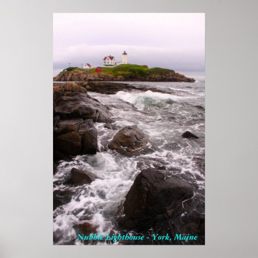 Nubble Lighthouse - York, Maine Poster (Voorkant)