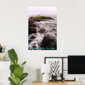 Nubble Lighthouse - York, Maine Poster (Thuiskantoor)