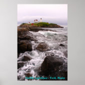 Nubble Lighthouse - York, Maine Poster (Voorkant)