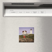 Nubble Lighthouse-York, ME Magneet (Insitu (Vaatwasser))