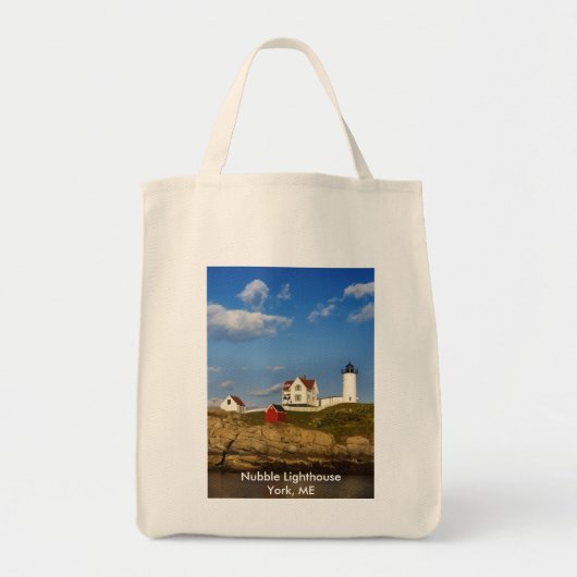 Nubble Lighthouse York, ME Tote Bag (Voorkant)