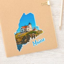 Nubble Vuurtoren Maine Nautical Sticker