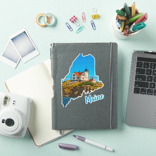 Nubble Vuurtoren Maine Nautical Sticker (iPad Cover)
