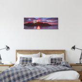 Nubble Vuurtoren Verpakt Canvas (Insitu (Slaapkamer))