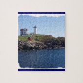 Nubbles vuurtoren, Maine Legpuzzel (Verticaal)