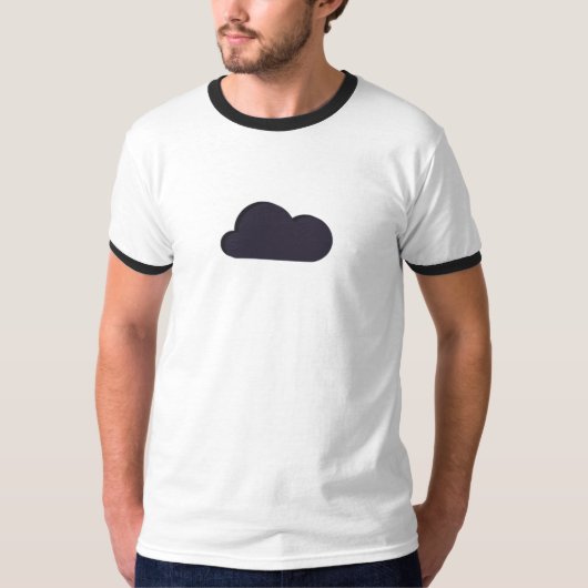 Nube minimalista | Playera T-shirt (Voorkant)