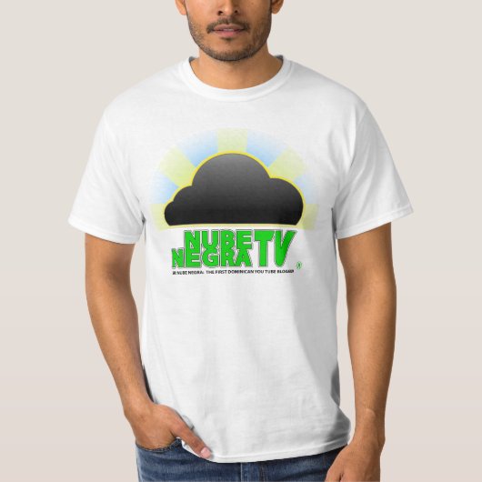NUBE NEGRA TV GREEN T-SHIRT (Voorkant)