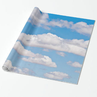 Nubes en cielo azul cadeaupapier
