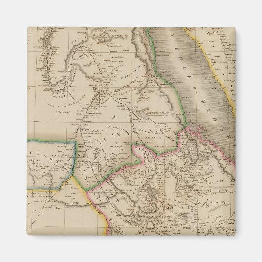 Nubia, Abyssinia, Afrika Magneet (Voorkant)