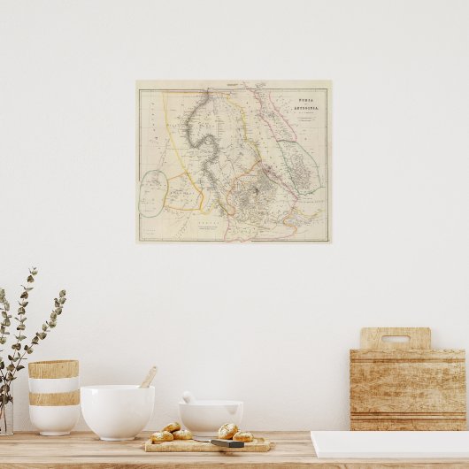 Nubia en Abyssinia Poster (Keuken)