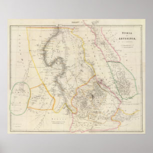 Nubia en Abyssinia Poster
