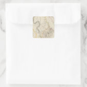 Nubia en Abyssinia Vierkante Sticker (Tas)