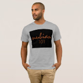 Nubian101 zwart T-shirt (Voorkant volledig)
