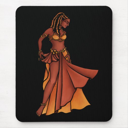 Nubian Belly Dancer Goddess Muismat (Voorkant)