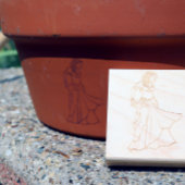 Nubian Belly Dancer Goddess Rubberstempel