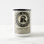  Nubian Blacking Ad Coffee Mok (Midden)