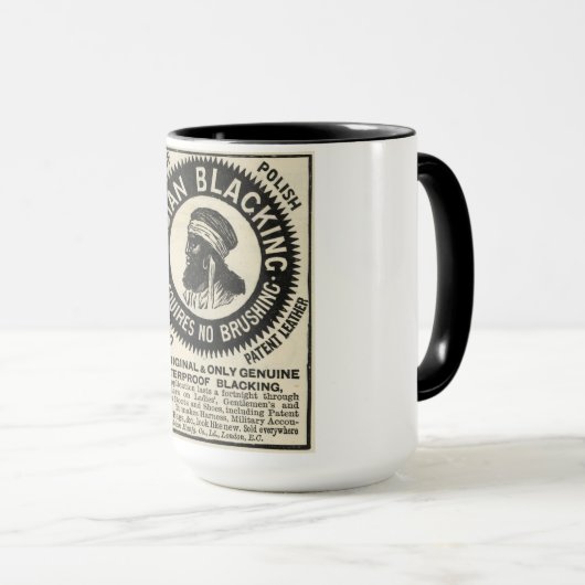  Nubian Blacking Ad Coffee Mok (Voorkant rechts)