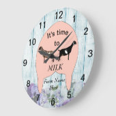 Nubian Dairy Goat Boerderij Udder Large Clock Grote Klok (Hoek)